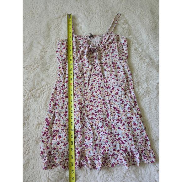 Cotton On Lightweight Sleeveless Floral Mini Dress size Large Womens - Picture 9 of 10